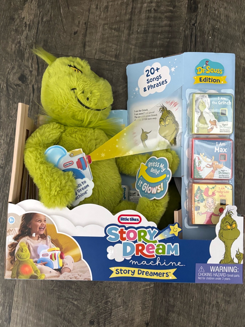 Little Tikes Story Dream Machine Stories with Grinch Plush